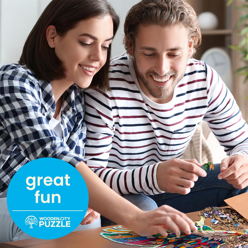 Glänzendes Adler-Puzzle