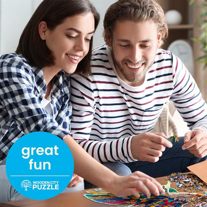 Glänzendes Adler-Puzzle