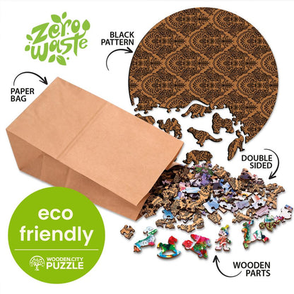 Puzzle - Karte des Tierreichs