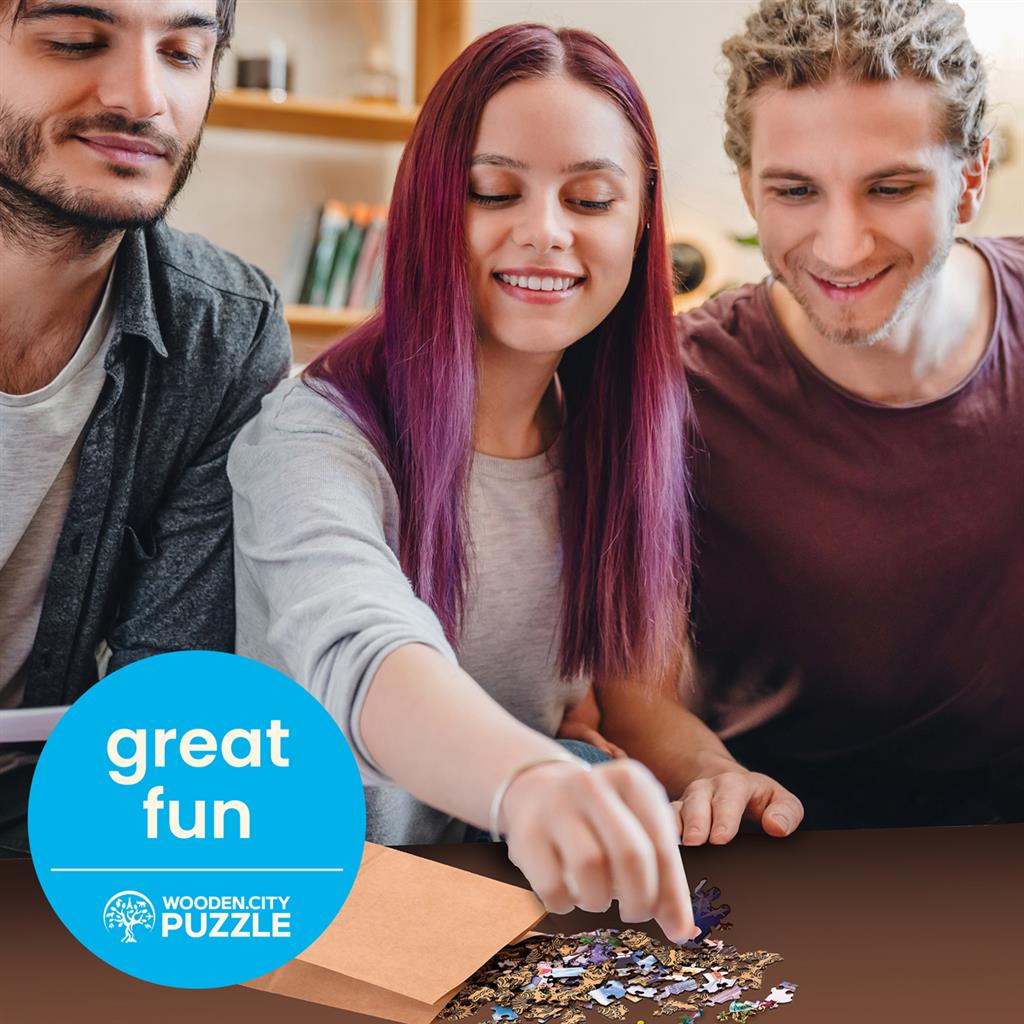 Puzzle - Karte des Tierreichs