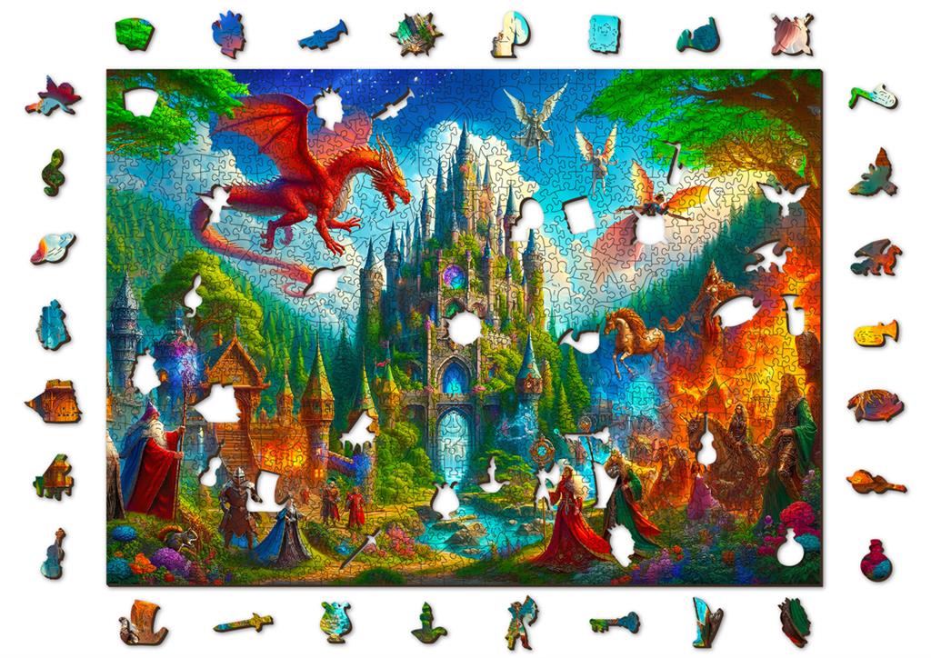 Fantasy-Schloss-Puzzle
