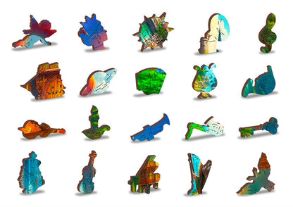 Fantasy-Schloss-Puzzle