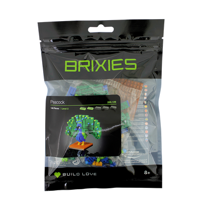 BRIXIES Peacock