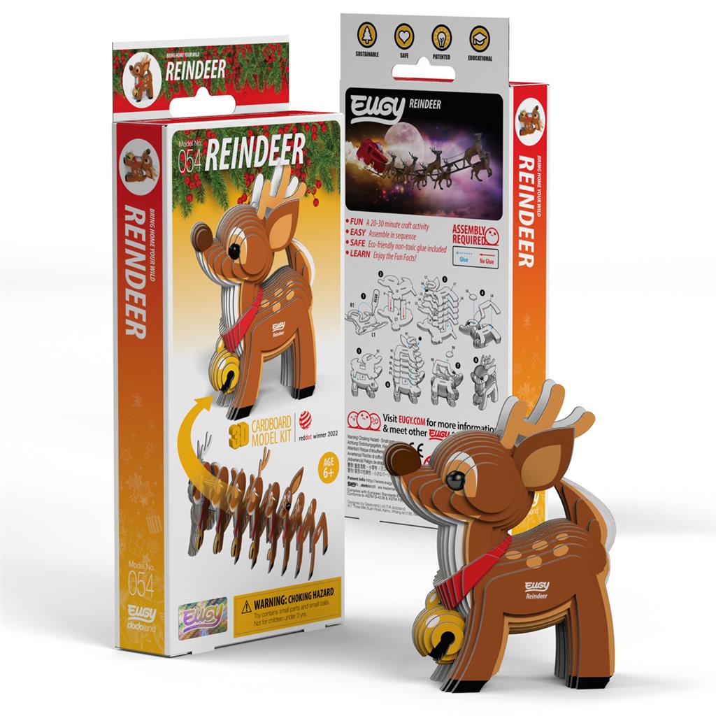 EUGY 3D - Weihnachtsrentier