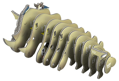 EUGY 3D - Rhinocéros