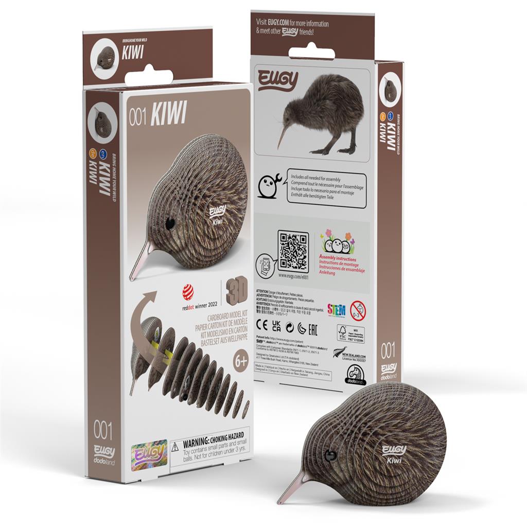 EUGY 3D – Brauner Kiwi