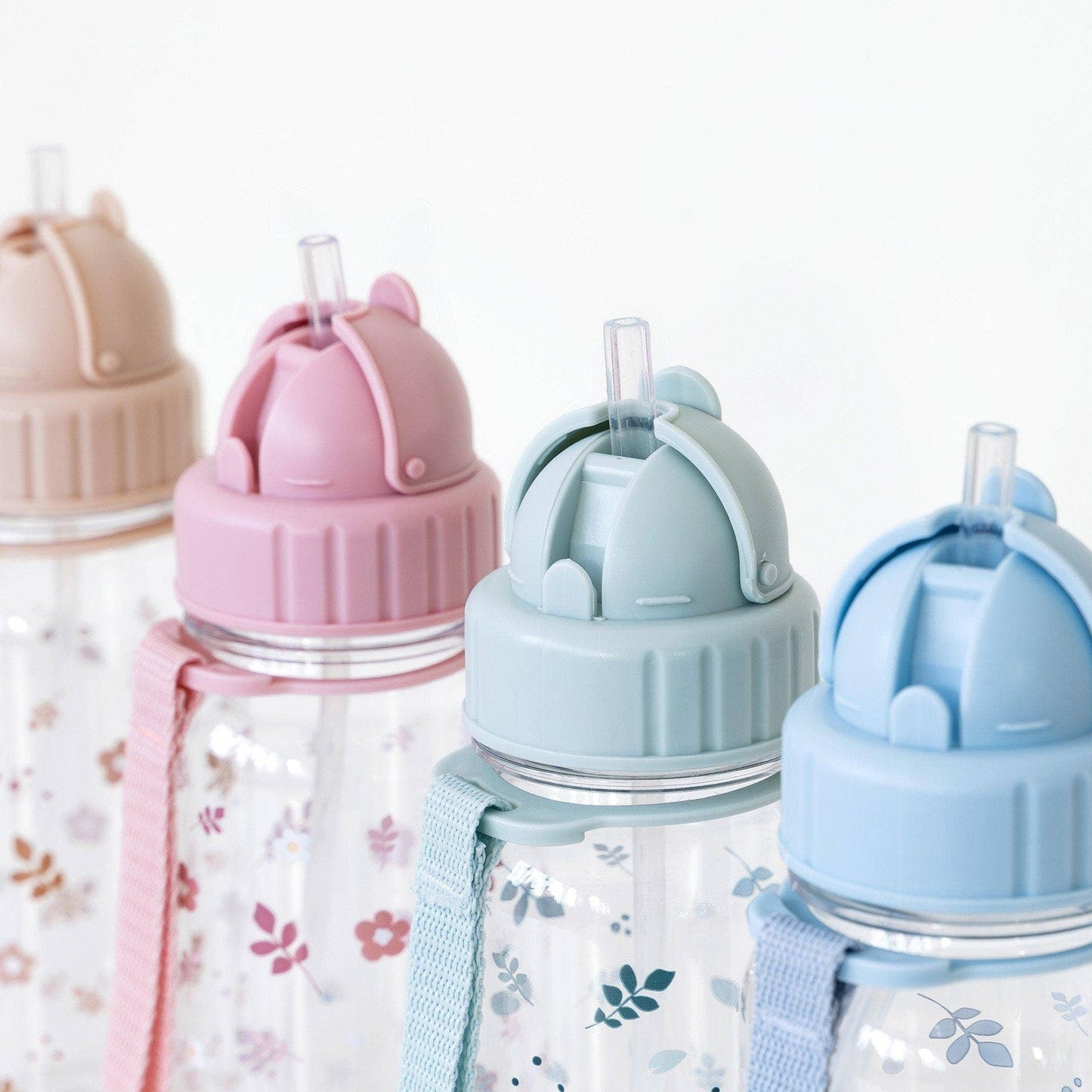 Bouteille en plastique Feuilles Couleur Bleu - vue 2