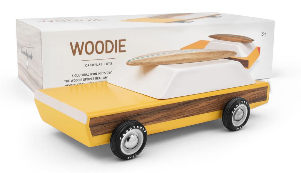 Candycar World Holzauto – Kombi mit Surfbrett