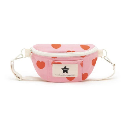 Children's Pink &amp; Red Hearts Fanny Pack