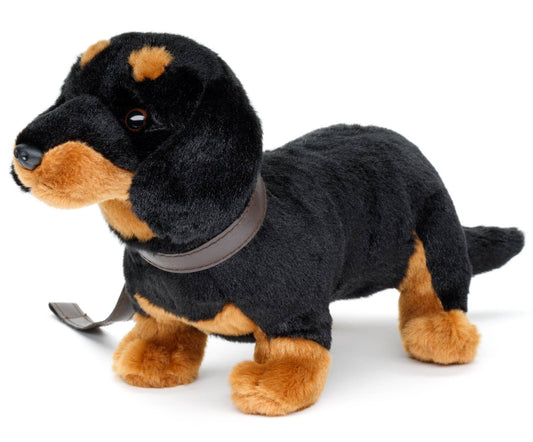 Standing Dachshund Plush Toy (with leash)