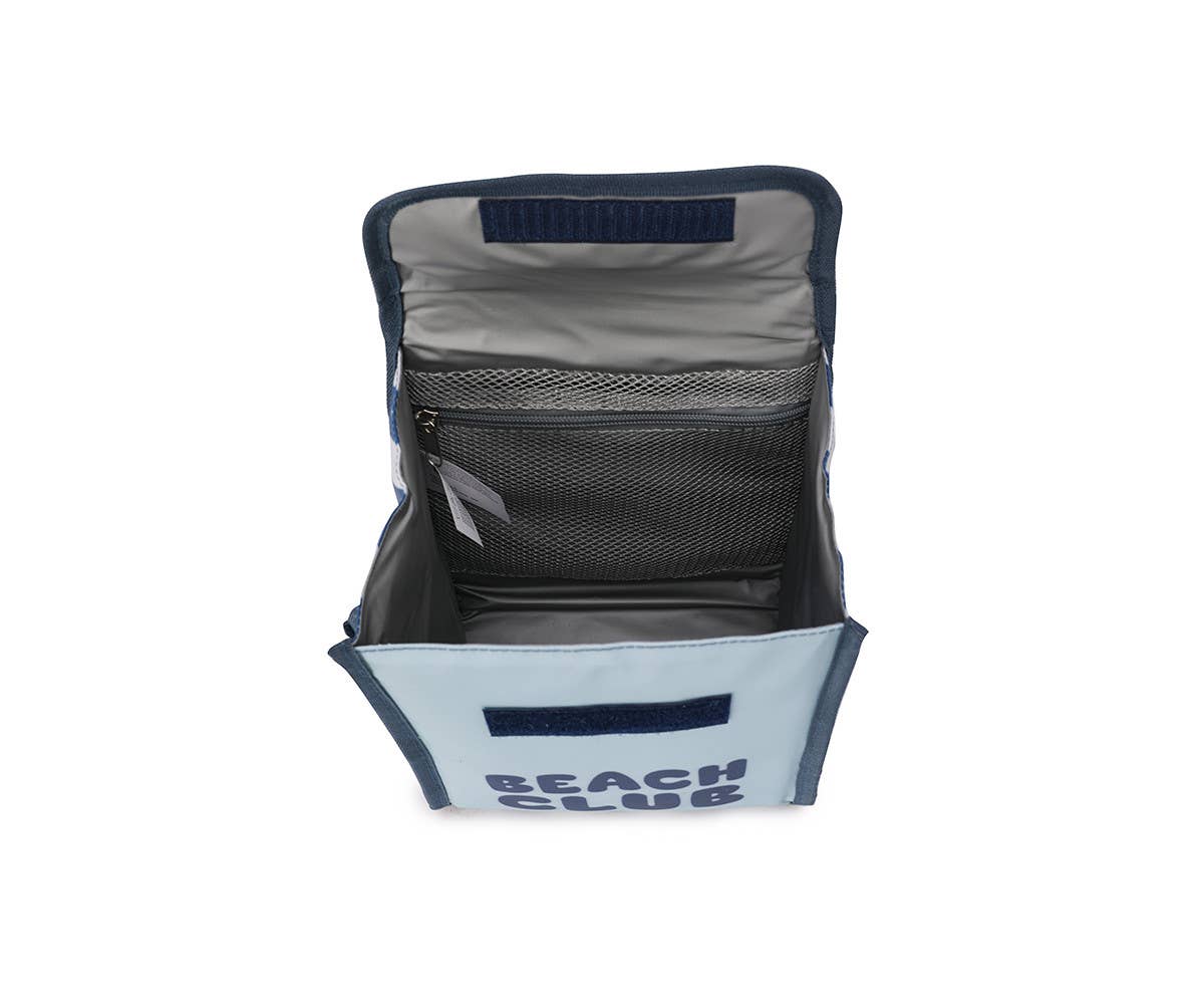 Insulated Lunch Bag Stripes Blues & Beyond