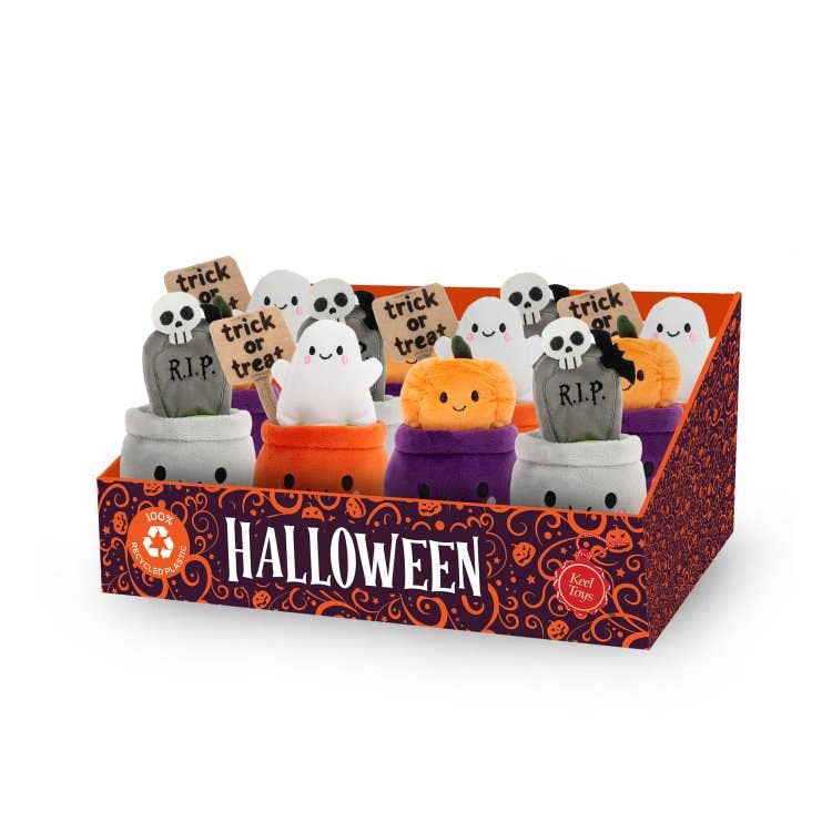 Peluche Jardin Botanique Halloween Keeleco 12 cm – 3 modèles