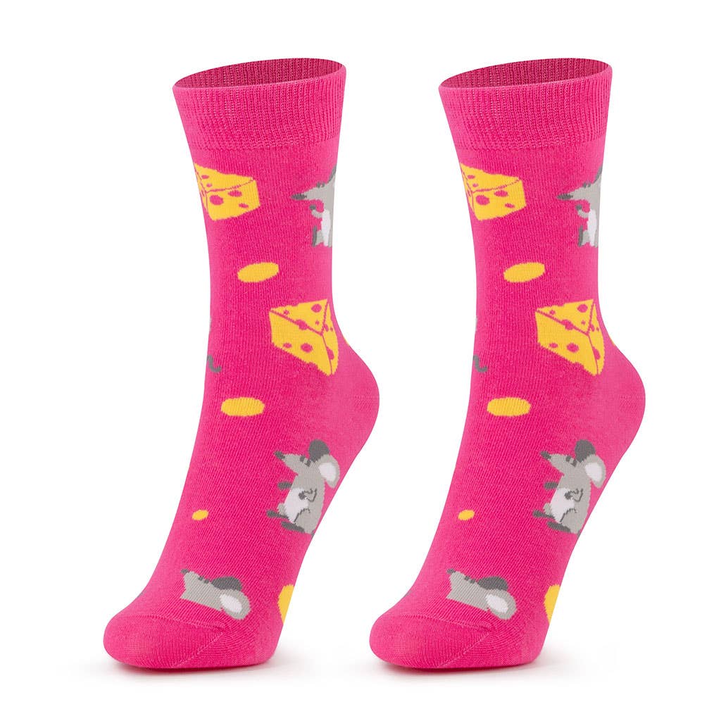 Kids' Mouse and Cheese Socks