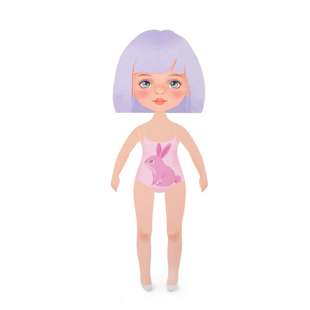 Clothing set: purple jersey 28 cm