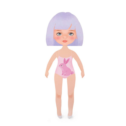 Clothing set: purple jersey 28 cm