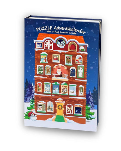 24-tägiger Puzzle-Adventskalender
