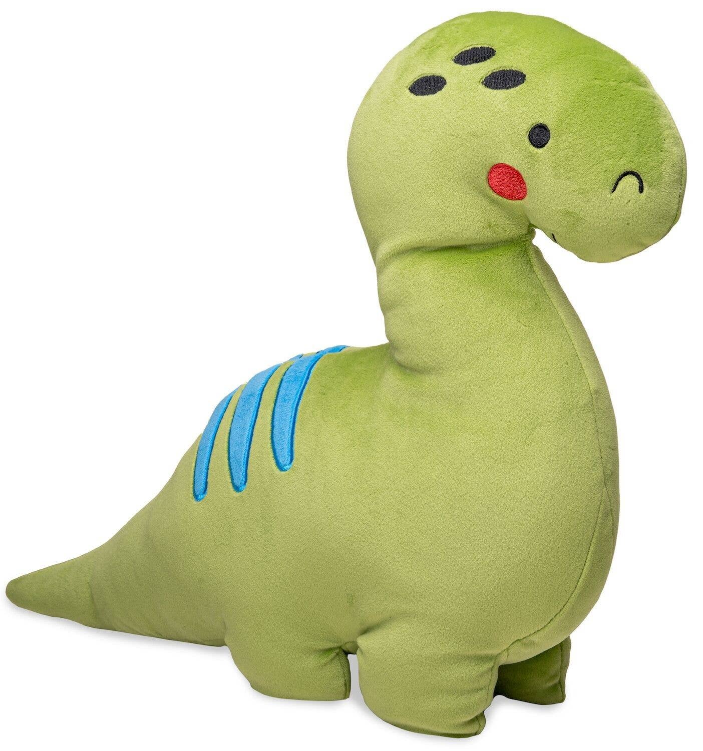 Plüschkissen Grüner Dinosaurier