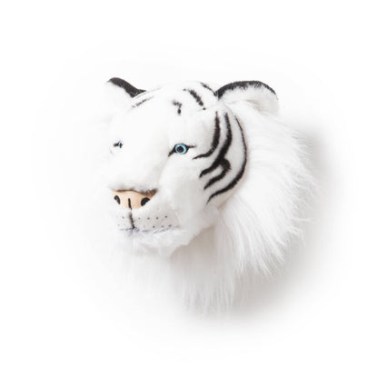 Albert the White Tiger Plush Wall Hanging