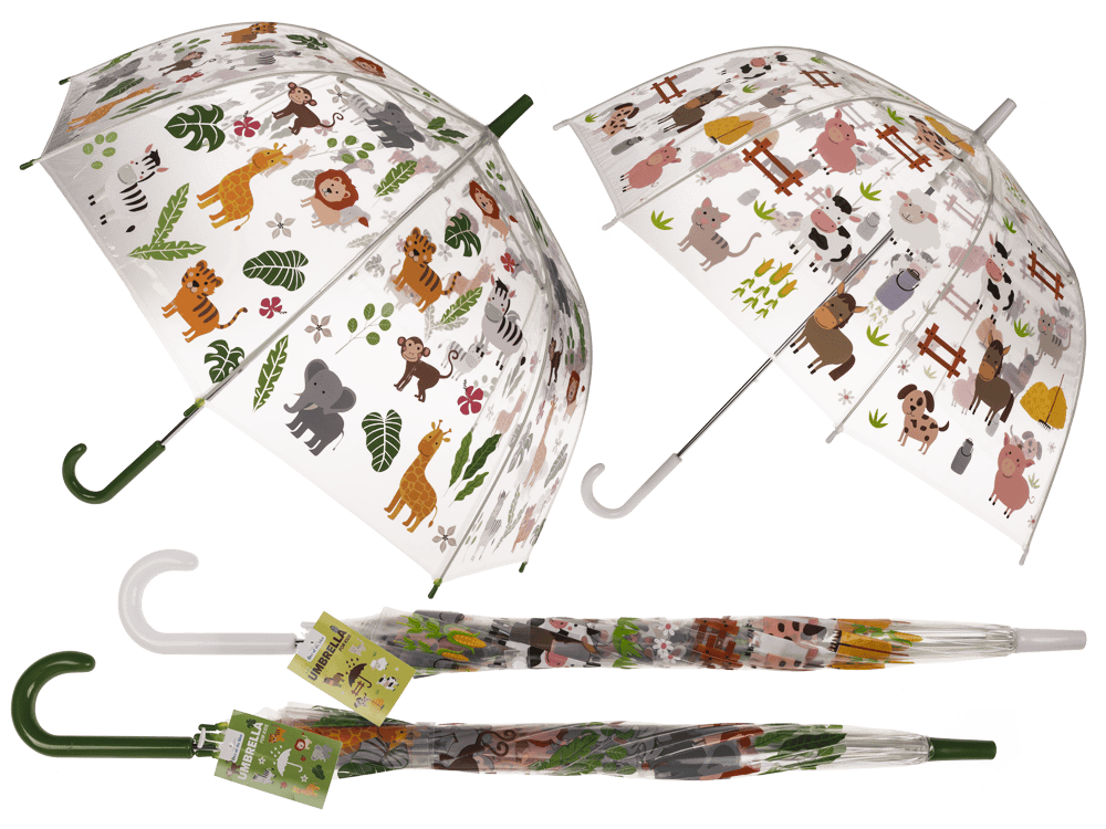 Parapluie Transparent Enfant Animaux – vue 7