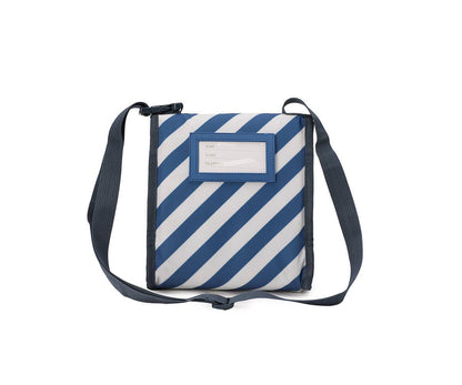 Insulated Lunch Bag Stripes Blues & Beyond
