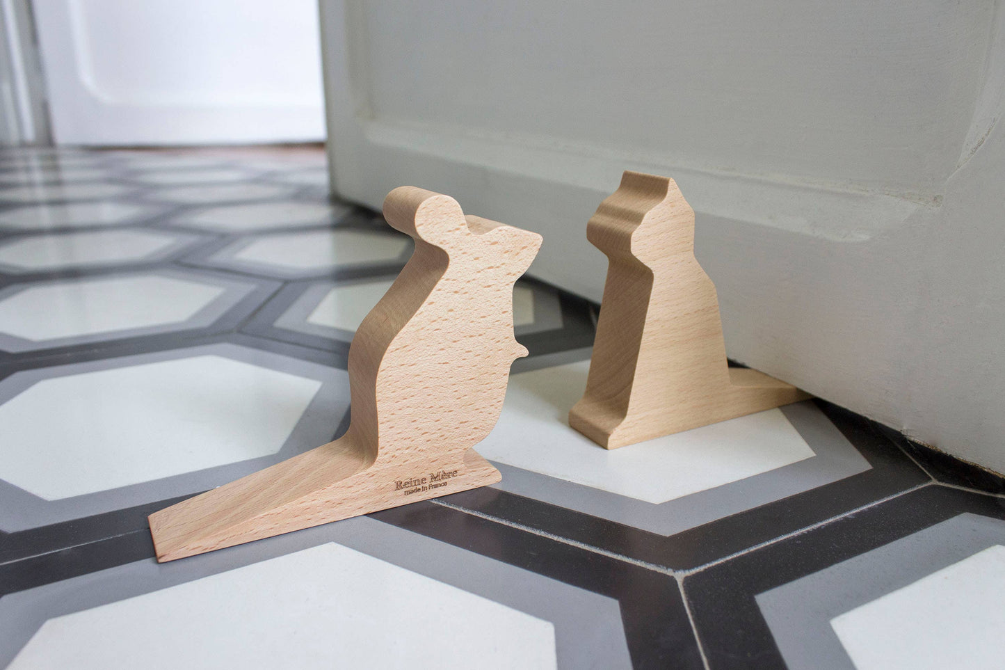 Mimi Mouse wooden doorstop