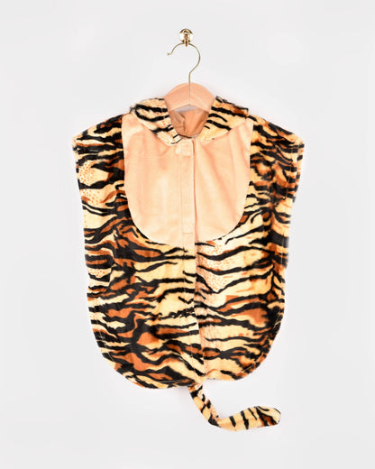 Tiger mini cape for children aged 1-4 years, sizes 86-110