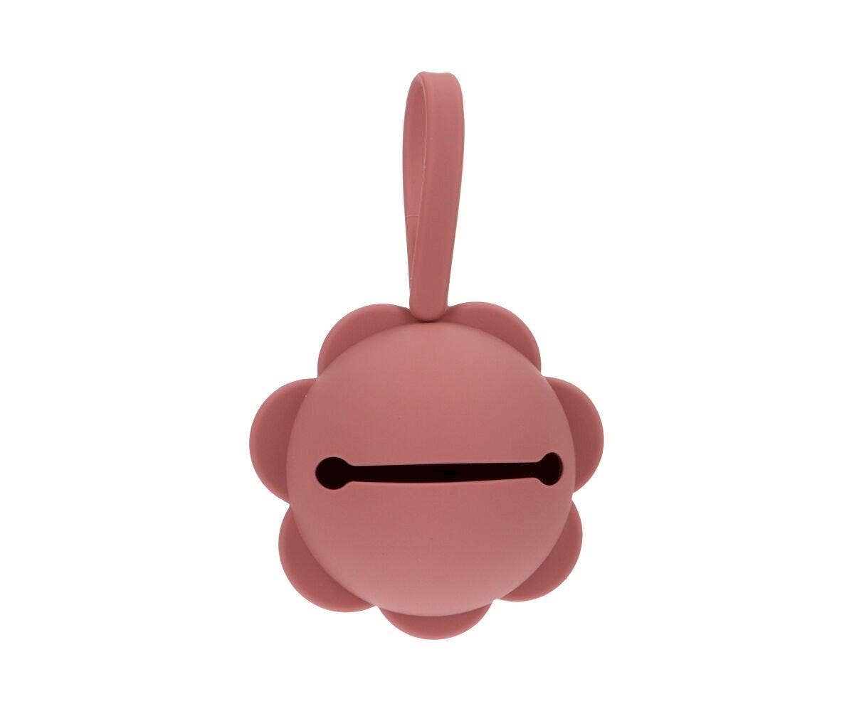 Silicone pacifier clip Brick flower