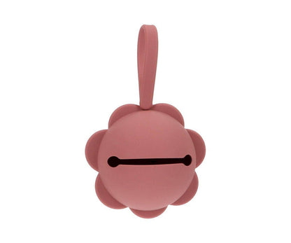 Silicone pacifier clip Brick flower