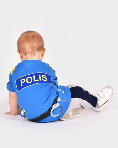 T-shirt Police en coton biologique 110-116 cl 4-6 ans