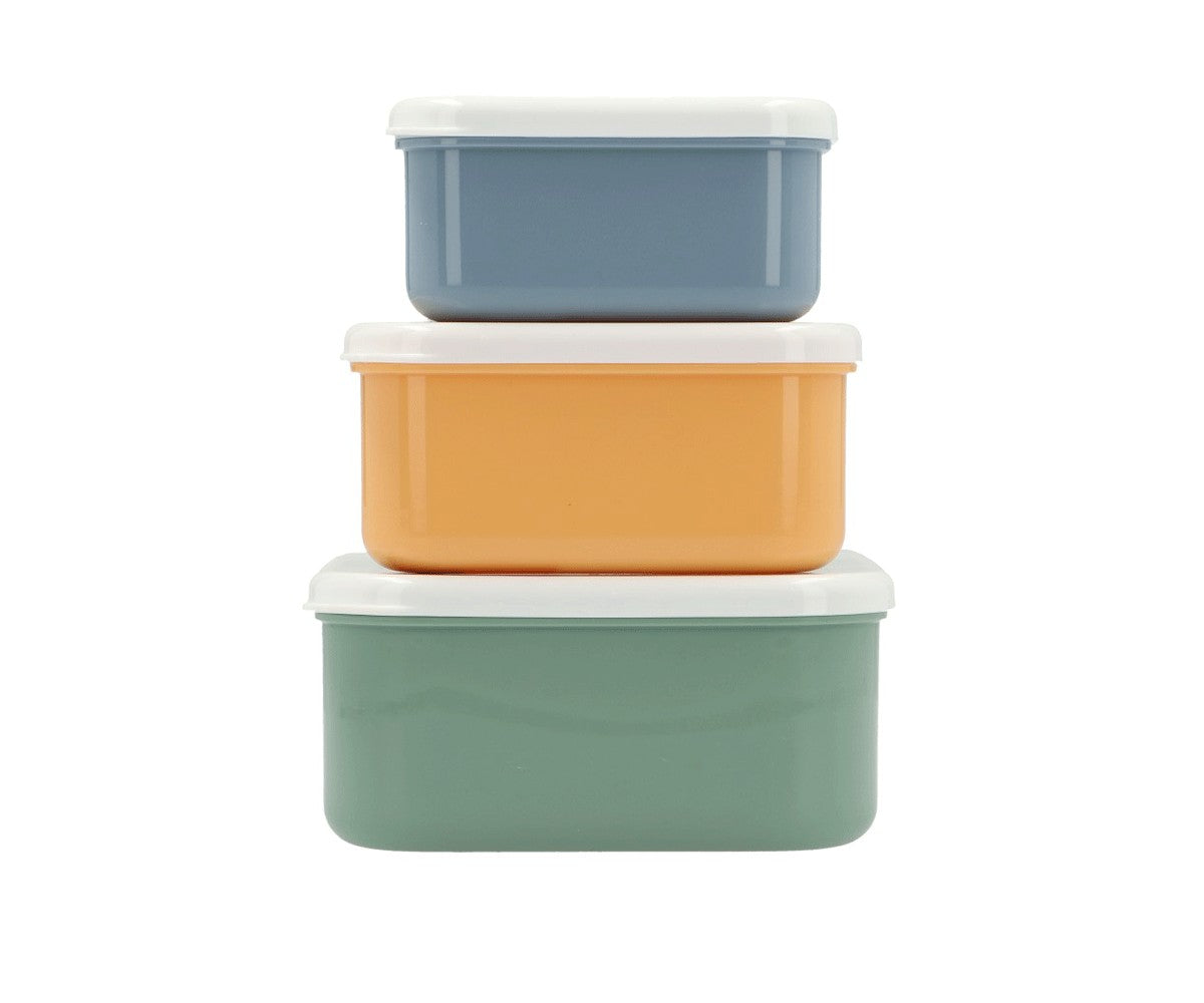 3 Lunchboxen mit den drei kleinen Schweinchen