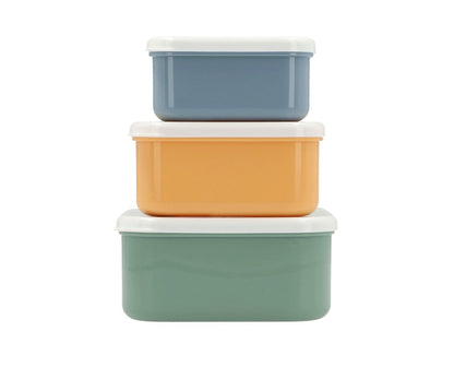 3 Lunchboxen mit den drei kleinen Schweinchen