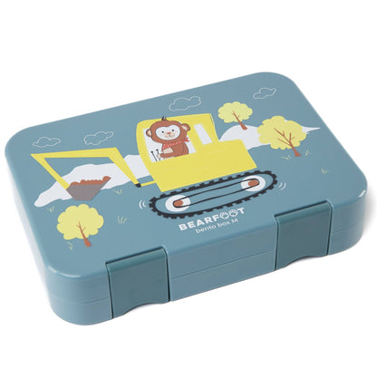 Kids Lunch Box with Compartments - Excavator