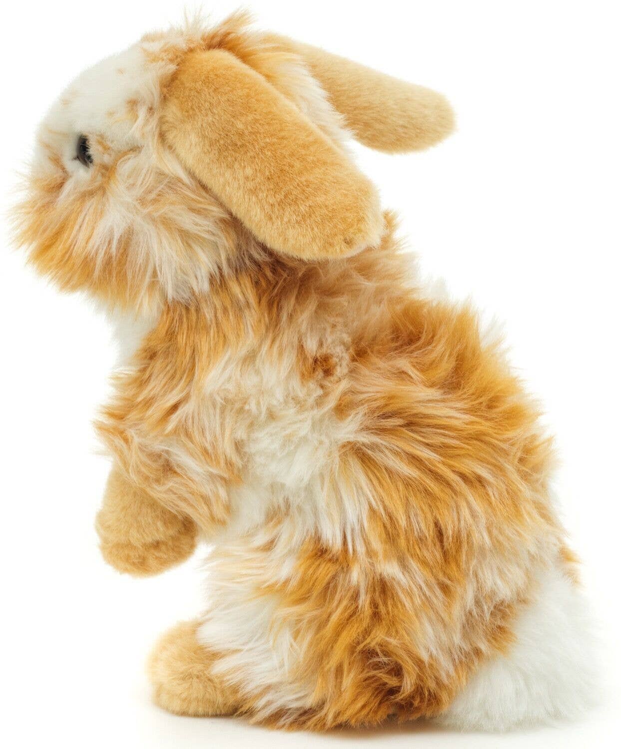 Peluche Lapin tête de lion, debout (doré)