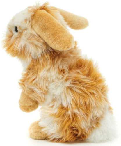 Peluche Lapin tête de lion, debout (doré)
