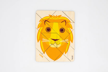 Puzzle en bois Lion