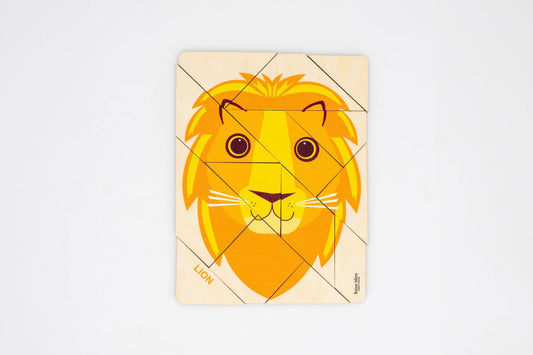 Puzzle en bois Lion