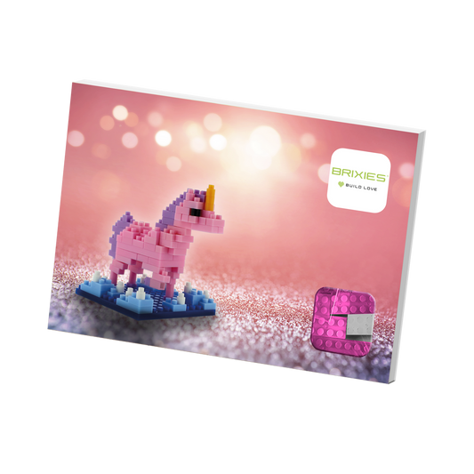 Postkarte BRIXIES Einhorn