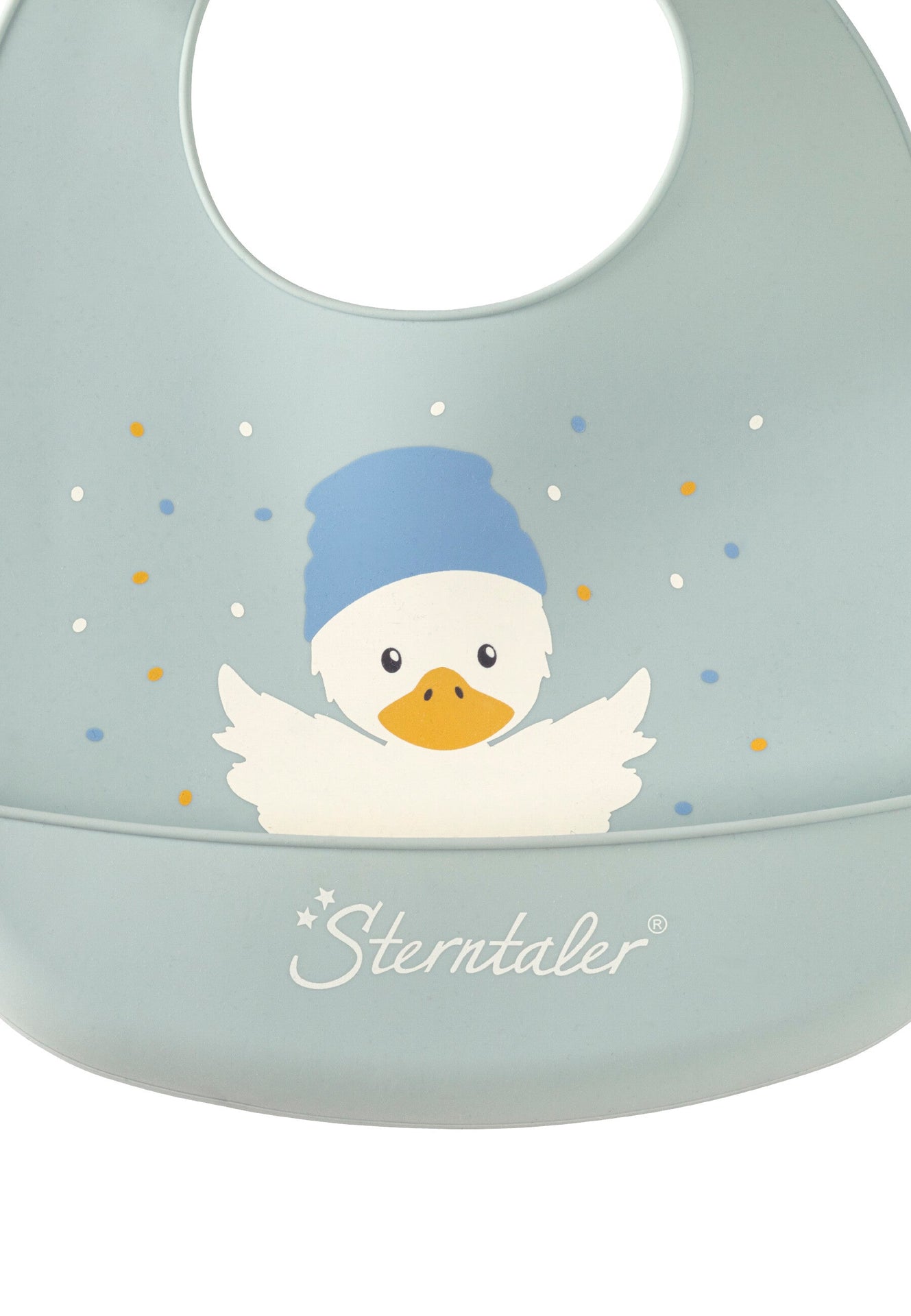 Lätzchen Silikon Ente