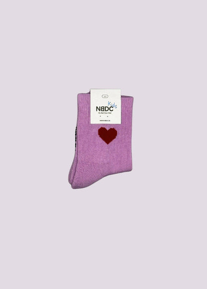 Baby/Child Socks with Pink Heart