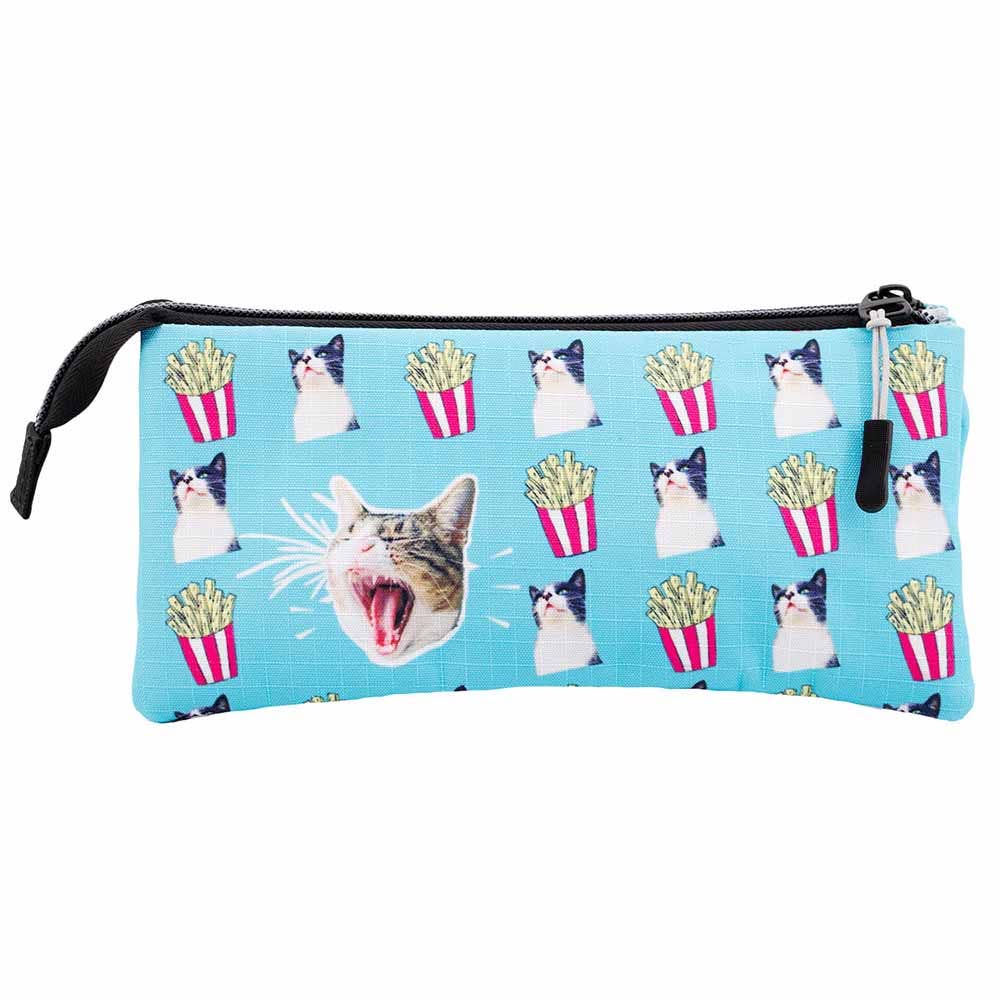 Triple HS Oh My Pop! "Angry Cat" Pencil Case