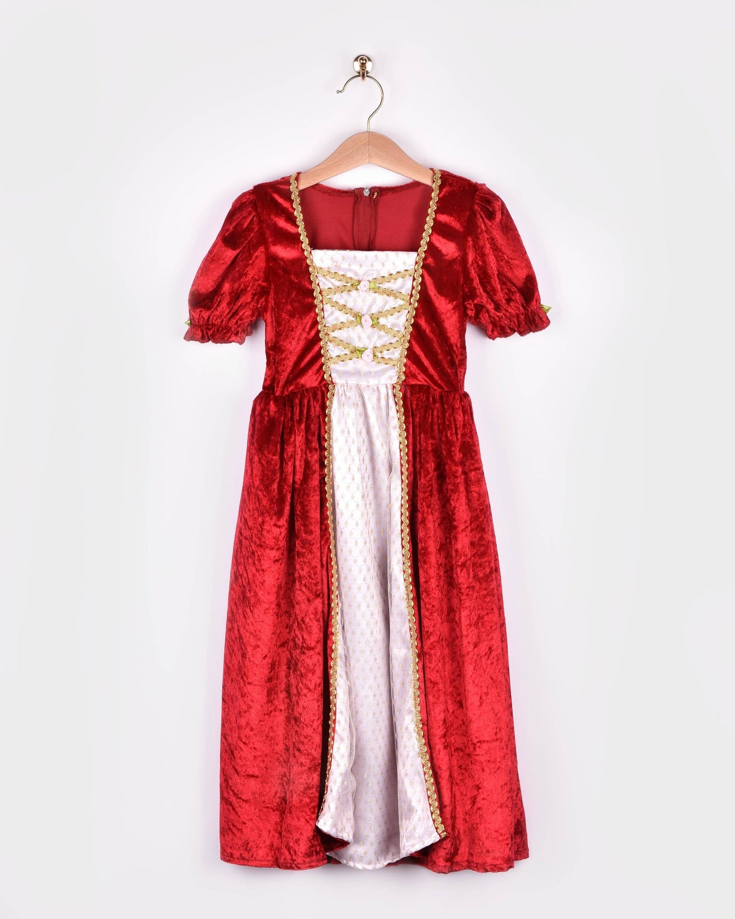 Prinzessinnenkleid aus rotem Samt Den Goda Fen 2-4 Jahre (98-104 cm)