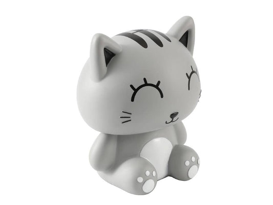 Giant Grey Cat Piggy Bank