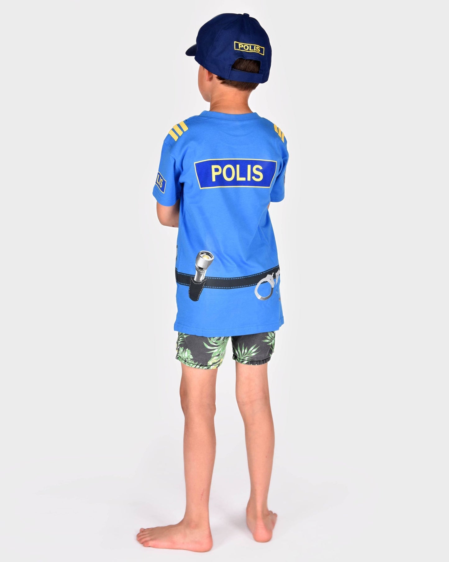 Organic cotton Police t-shirt 98-104 cm 2-4 years