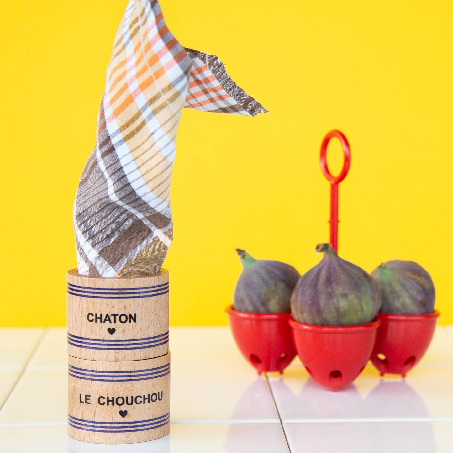 Serviettenringe aus Holz – Familienkollektion