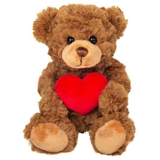 Peluche Teddy marron avec cœur