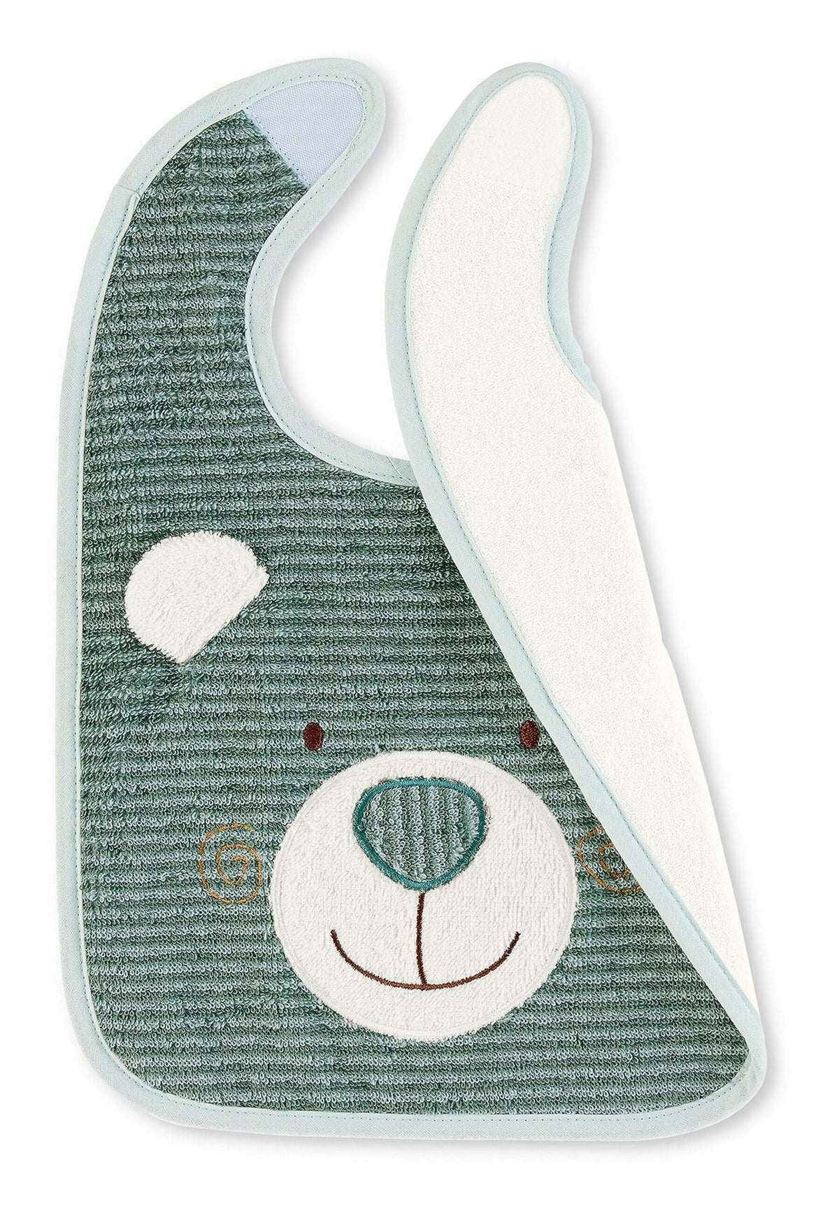 Bavoir Ours Ben à scratch - 26 x 38 cm