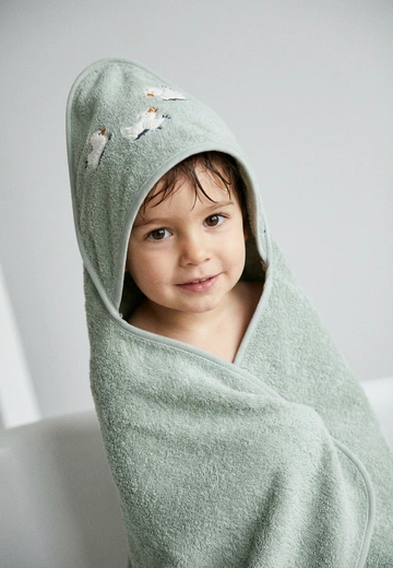 Cape de bain Canard Edda 80x80cm