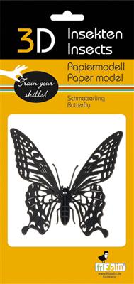 3D Papiermodell - Schmetterling