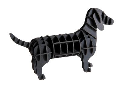 3D Paper Model - Dachshund