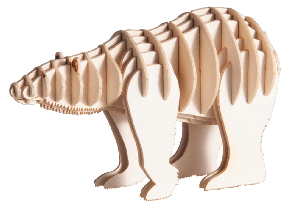 Modèle En Papier 3D - Ours Polaire